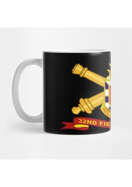 32ND Field Artillery W Br - Ribbon Kupa Bardak