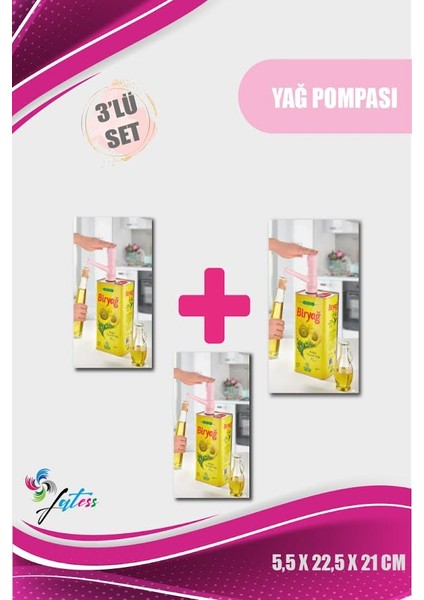 Indecor 3'lü Sıvı Yağ Pompası