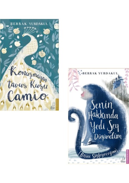 Konuşmayan Tavus Kuşu Camio - Senin Hakkında Yedi Şey - 2 Kitap - Berrak Yurdakul + Tohumlu Kalem