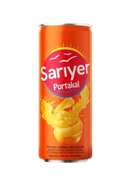 Portakallı Gazlı Içecek 330 ml