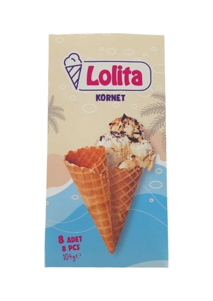Kornet Dondurma Külahı 8 Li 104 gr