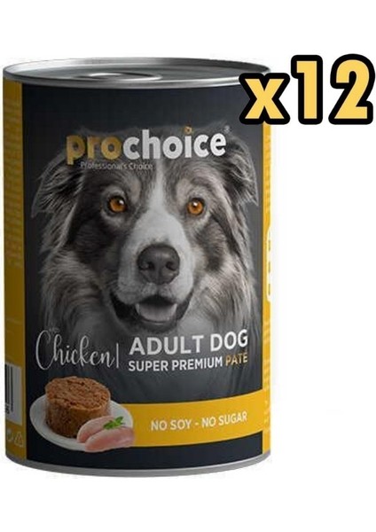 Adult Tavuklu Yetişkin Köpek Konservesi 400 gr x 12