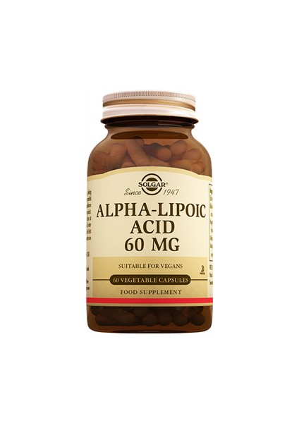 Alpha Lipoic Acid 60 Mg 30 Kapsül SKZ.5.2022