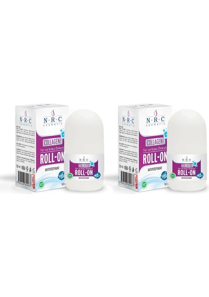 Roll-On Collagen Takviyeli Antiperspirant 50ML Ter ve Koku Önleyici ( 2 Kutu )