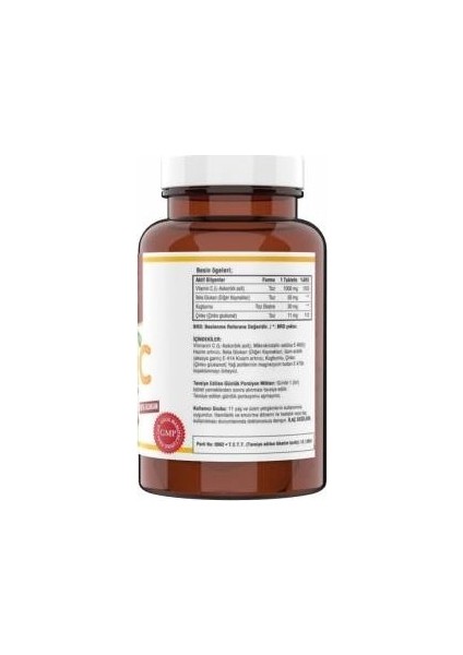Collagen Coenzyme Q10 Biotin Zinc Selenium 300 Tablet & Vitamin C 1000 Mg 120 Tablet