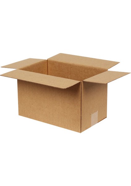 28x18x18cm Tek Oluklu Koli -Kraft 10'lu