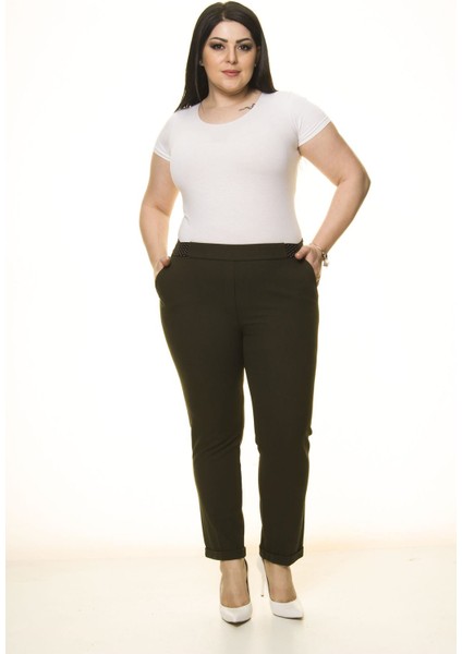 Cepli Yeşil Büyük Beden Pantolon L2-1706 modelleri