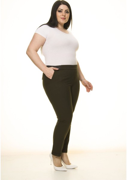 Cepli Yeşil Büyük Beden Pantolon L2-1706 indirimleri