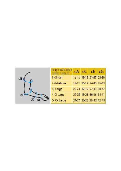 Lenf Kolluğu Kol İçin Kompresyon Çorabı (Omuzdan Bileğe) M fiyatları
