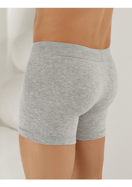 Likralı Şahinler Yazılı Torbalı Boxer Gri ME031 fiyatları