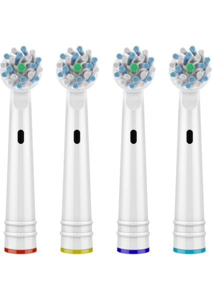Oral-B Fırçalara Uyumlu Cross Action 4’Lü Dış Fırçası Yedek Başlığı Eb50p