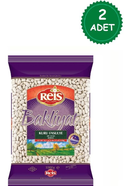 Kuru Fasülye 1 kg x 2 Adet