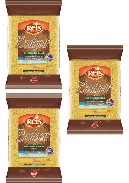 Köftelik Bulgur 1 kg x 3 Adet