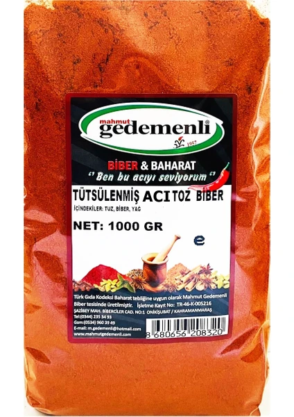 Tütsülenmiş Acı Toz Biber 1 kg