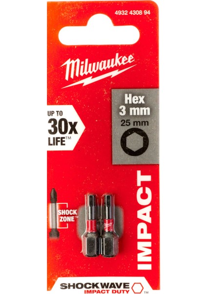 HEX3X25MM Allen Shockwave Vidalama Ucu 2'li Paket fiyatları