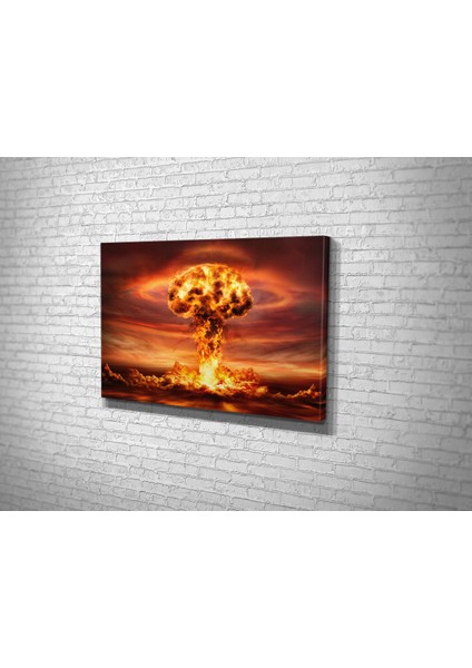 Atom Bombası Patlaması Kanvas Tablo fiyatları