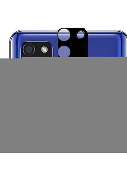 Samsung Galaxy A21S Kamera Lens Koruyucu Cam Siyah
