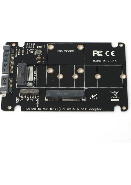 Msata + M.2 Ngff To Sata Dönüştürücü Adaptör (Dk-Ac-Mcombo)