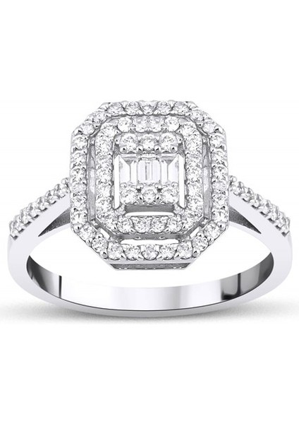 0,62 Karat Baget Yüzük