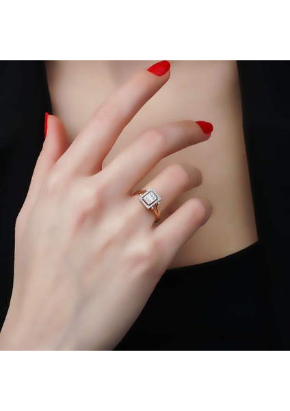 0,26 Karat Baget Yüzük fiyatları