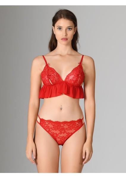 Volanlı Sütyen Takım 4690