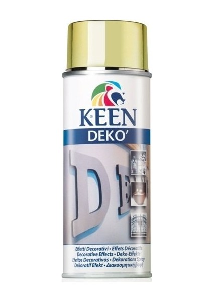 Akrilik Sprey Boya Krom Efekt Gold