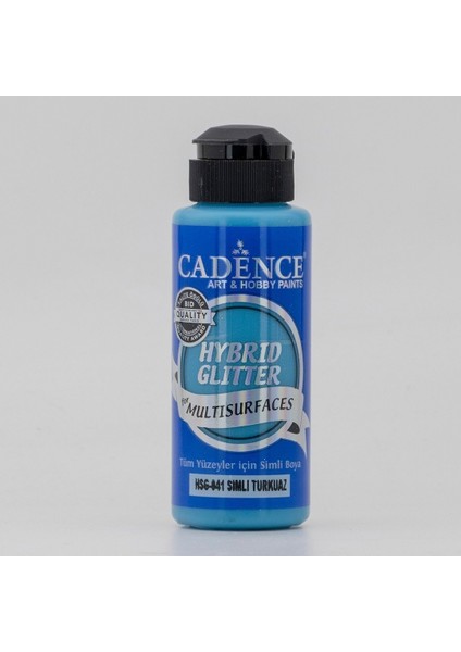 Hybrid Multisurface Simli Akrilik Boya 120 ml - HSG-041 Turkuaz