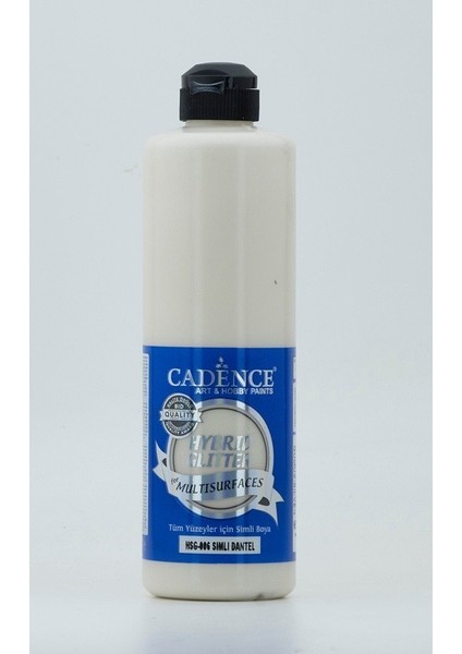 Hybrid Multisurface Simli Akrilik Boya 500 ml - HSG-006 Dantel