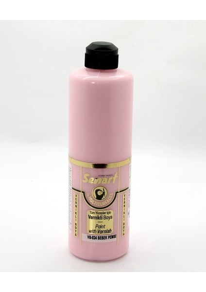 Hybrid Multisurface Vernikli Boya 500 ml VB-024 Bebek Pembe
