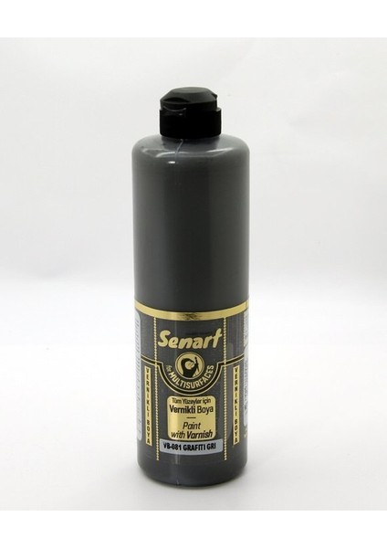 Hybrid Multisurface Vernikli Boya 500 ml VB-081 Grafiti Gri