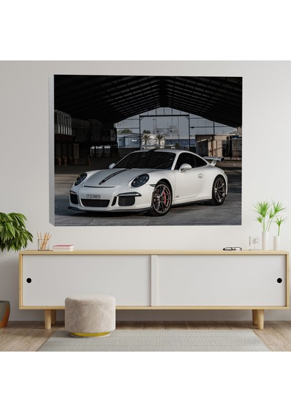 Porsche Spor Araba Temalı Dekoratif Kanvas Tablo