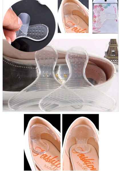 Ayakkabı 2Li Silikon T Şekilli Topuk Koruyucu fiyatları