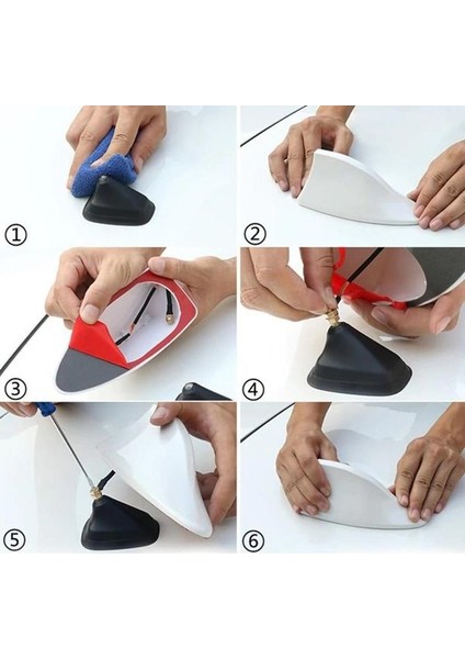 Nokta Seat Ibiza Uygun Elektrikli Shark Köpek Balığı Balina Tavan Anteni Beyaz modelleri