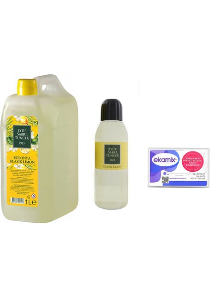 1 Lt Bidon Kolonya 200 ml Kolonya