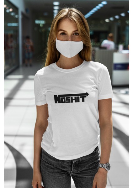 Noshıt Baskılı Kadın T-Shirt