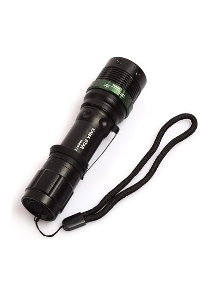 KM-815 800 Lümen Şarjlı Zoomlu Metal El Feneri modelleri