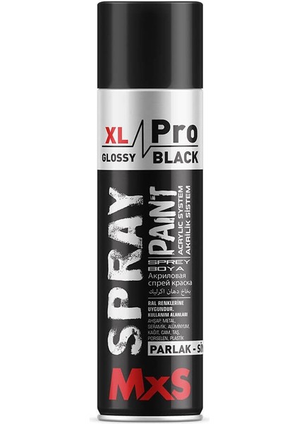 - Xl Pro Series - Parlak Siyah - 500ML