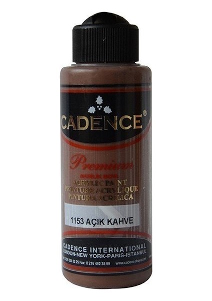 Premium Akrilik Boya 1153 Açık Kahve 120M