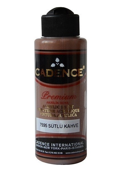 Premium Akrilik Boya 7595 Sütlü Kahve 120ML
