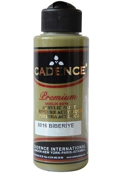 Premium Akrilik Boya 8016 Biberiye 120ML