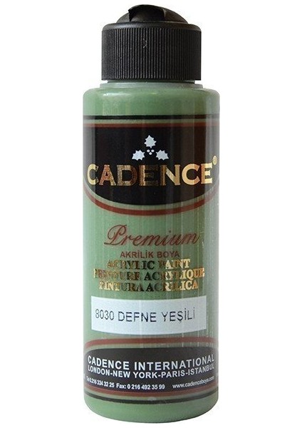 Premium Akrilik Boya 8030 Defne Yeşili 120ML