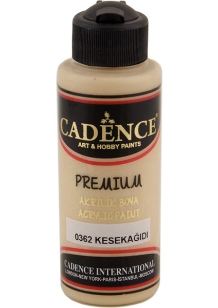 Premium Akrilik Boya 0362 Kese Kağıdı 120ML