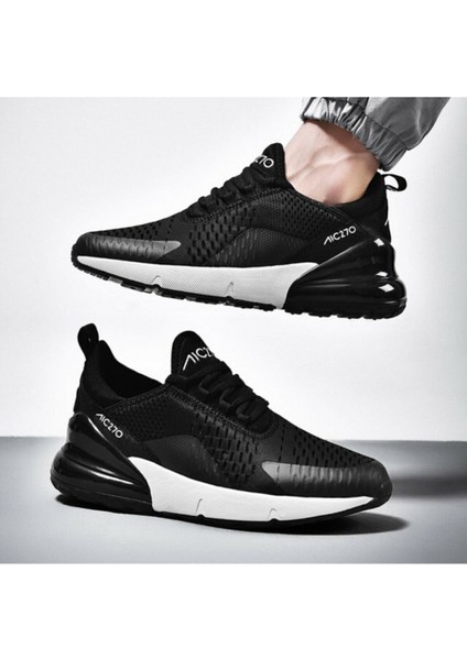 Erkek Siyah - Beyaz Spor Ayakkabı 270