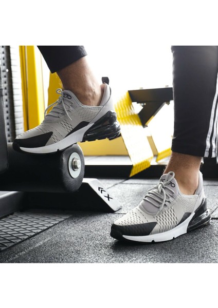 Erkek Gri - Siyah Spor Ayakkabı 270