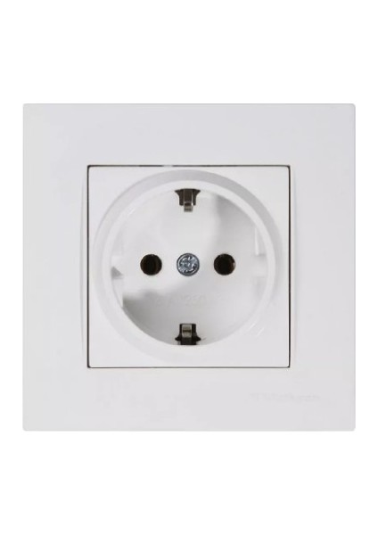 Rıta Topraklı Prız Beyaz