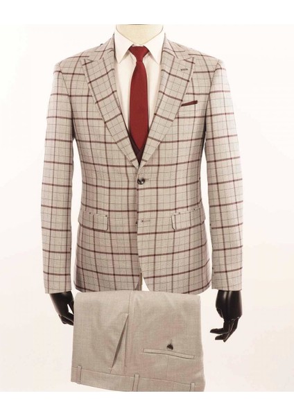 Slimfit Yelekli Drop 6 Takım