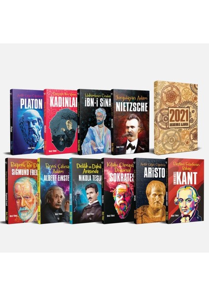 Fikir Insanları Seti - 10 Kitap 1 Ajanda