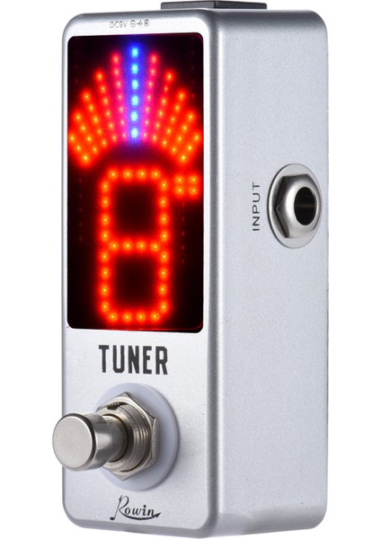 Mini Kromatik Tuner Pedal Efekti LED Ekran Gitar Bas (Yurt Dışından)