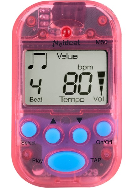 Profesyonel Metronom M50 Dijital LCD Clip-Tuner Metronomfor (Yurt Dışından)