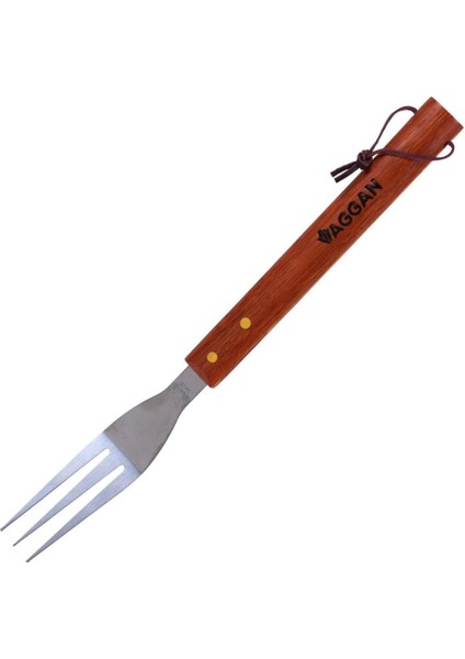 Ahşap Saplı Barbekü Çatalı